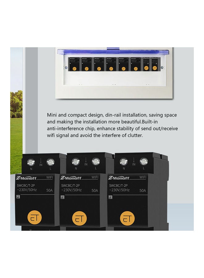 Wifi Circuit Breaker Black  - Image 5