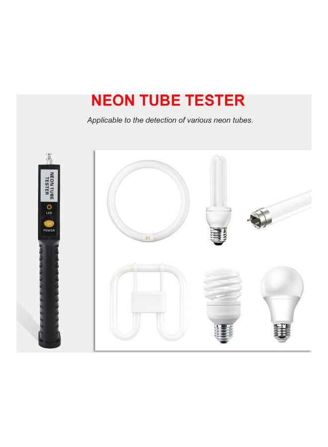 Portable Neon Digital Tester Black  - Image 4