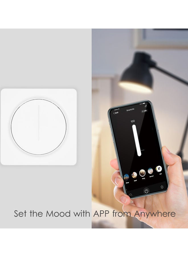 Smart WiFi Dimmer Switch White  - Image 2
