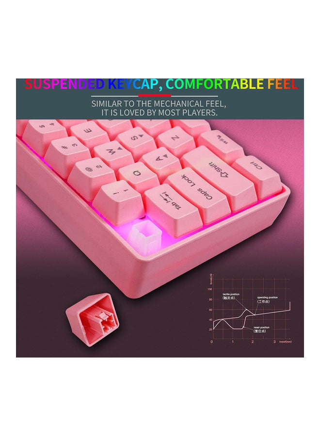 HXSJ - Wired RGB Gaming Keyboard - Image 1