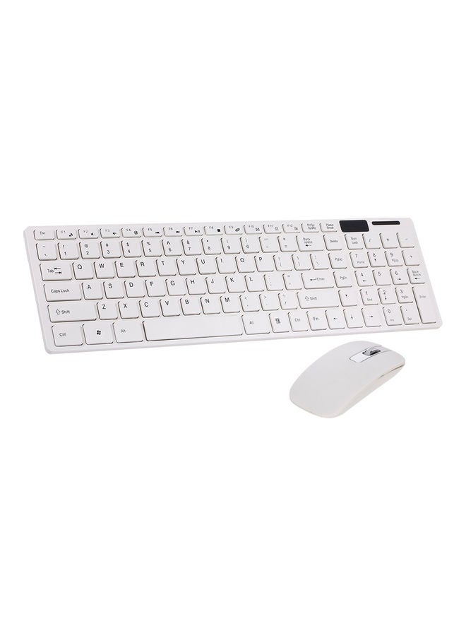 Wireless Keyboard And Mouse Combo White - Image 1