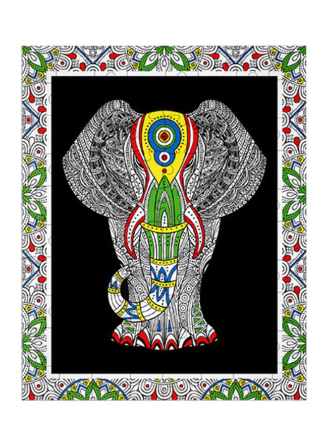 فلفي بي أحجية تلوين بتصميم فيل من 60 قطعة - Image 2