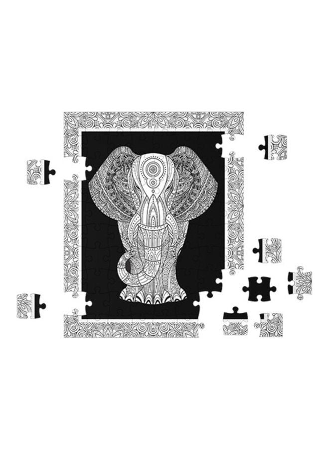 فلفي بي أحجية تلوين بتصميم فيل من 60 قطعة - Image 3