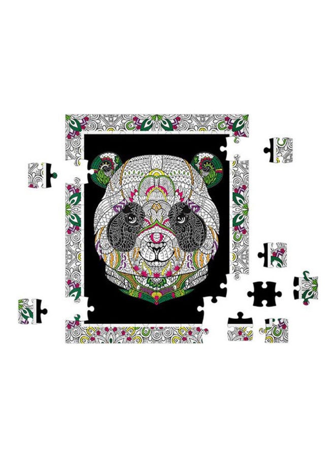 فلفي بي أحجية تركيب صور ملونة على شكل باندا من 60 قطعة - Image 2