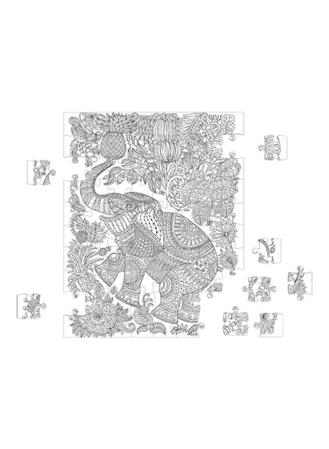 فلفي بي أحجية تلوين بتصميم فيل من 300 قطعة - Image 2