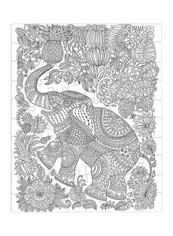 فلفي بي أحجية تلوين بتصميم فيل من 300 قطعة - Image 3