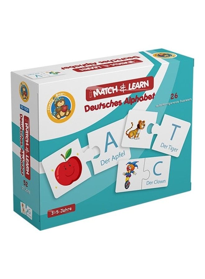 Fluffy Bear 52-Piece Self Correcting Puzzle Sets Match & Learn - Dutch - Image 1