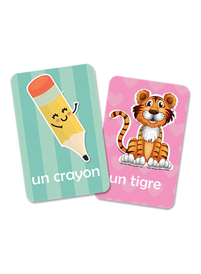 Fluffy Bear 54-Piece Set French Alphabet Flash Cards  - Image 2