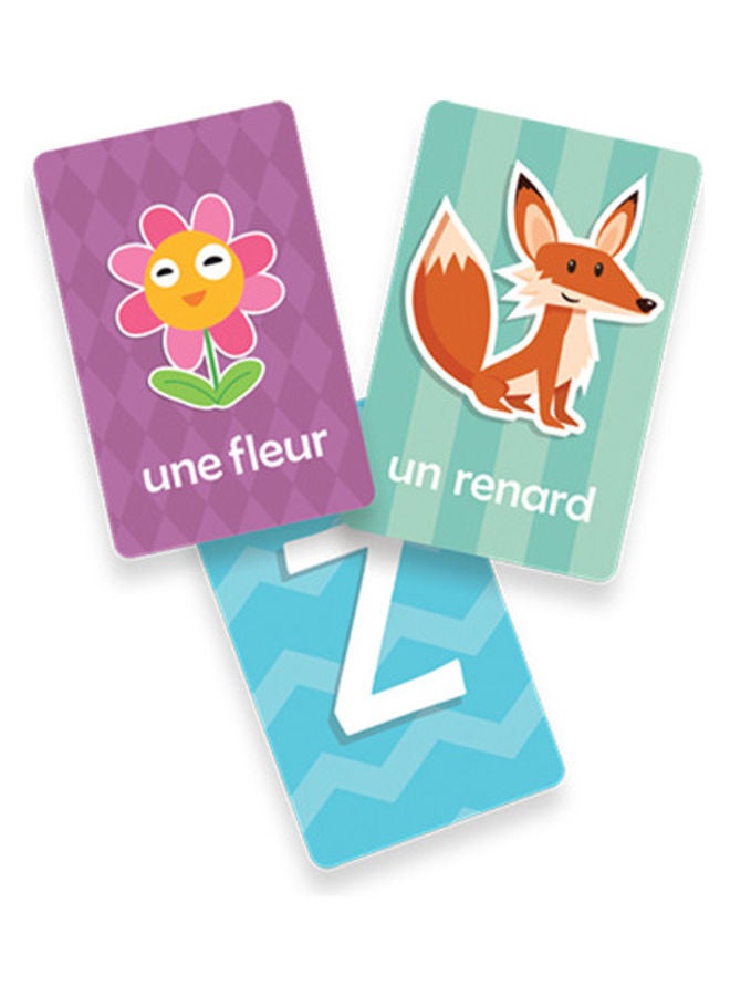 Fluffy Bear 54-Piece Set French Alphabet Flash Cards  - Image 4