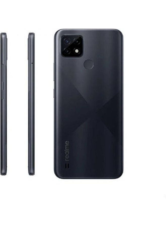 ريل مي هاتف C21 ثنائي الشريحة بشاشة مقاس 6.5 بوصة, ذاكرة رام سعة 4 جيجابايت وذاكرة روم سعة 64 جيجابايت ويدعم تقنية 4G LTE بلون أسود كروس - إصدار عالمي - Image 4