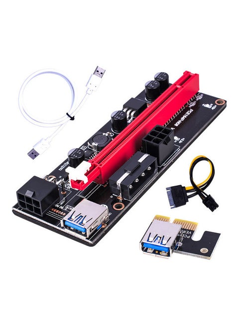 USB 3.0 PCI-E Graphics Card Extension Cord Multicolour