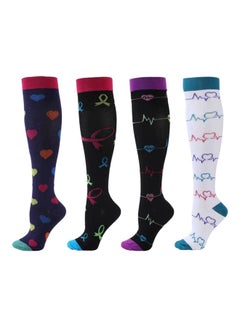 4 Pair Of Running Compression Socks XL