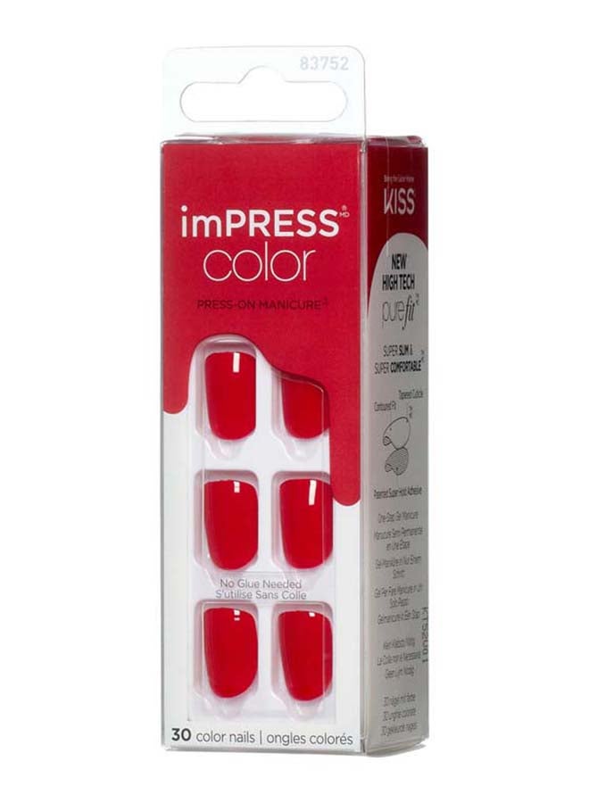 KISS - Impress Color Nails Reddy Or Not - Image 1