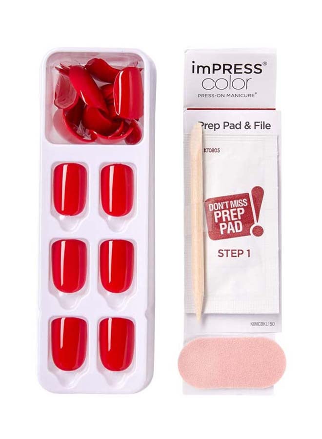 KISS - Impress Color Nails Reddy Or Not - Image 1