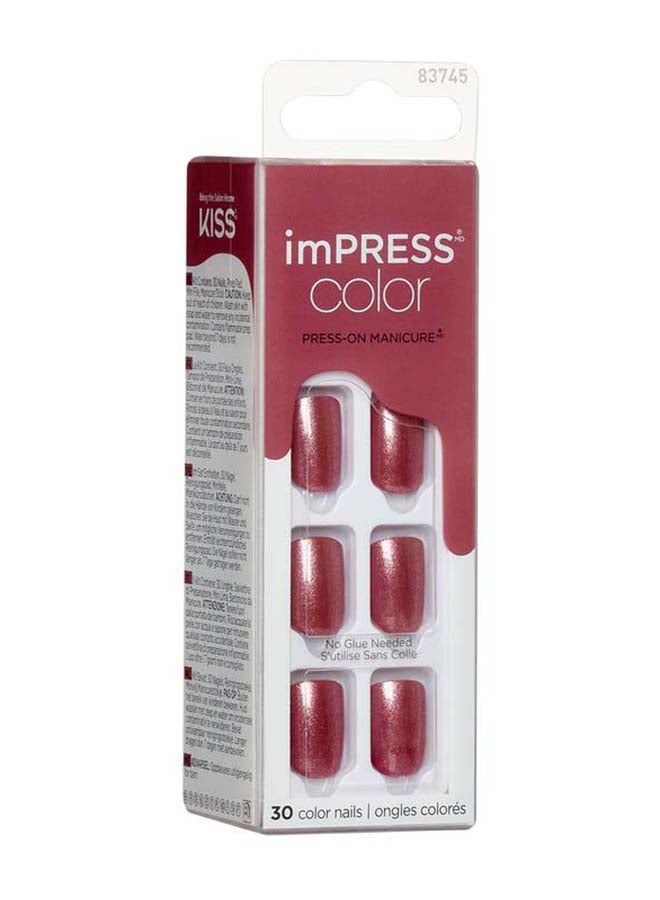 KISS Impress Color Nails Peanut Pink - Image 2