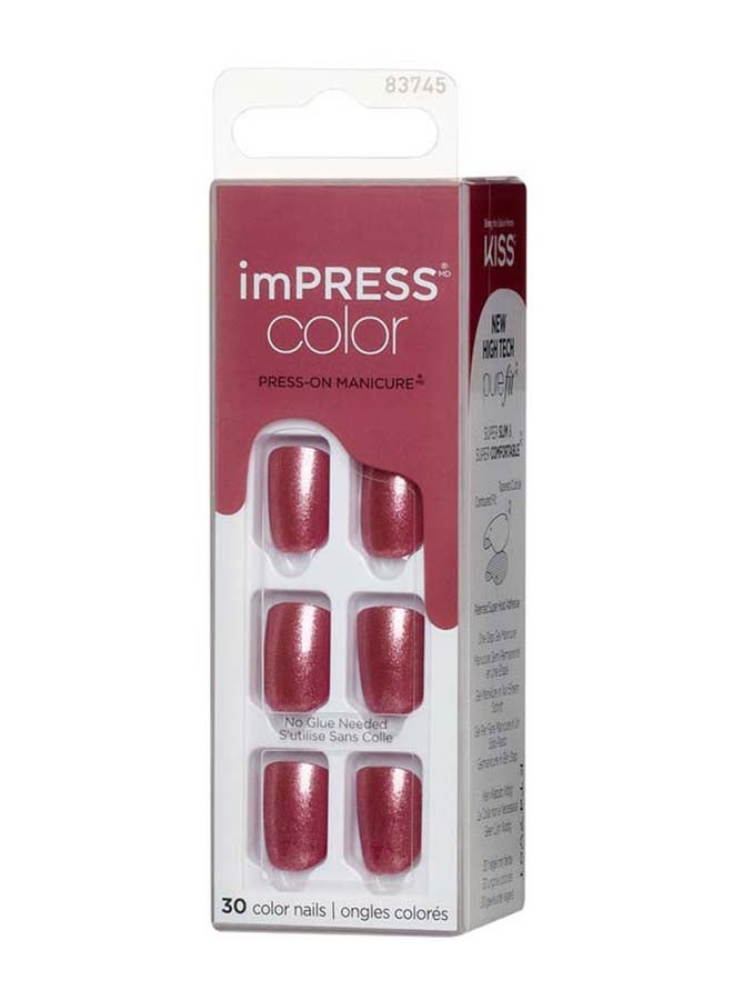 KISS Impress Color Nails Peanut Pink - Image 3