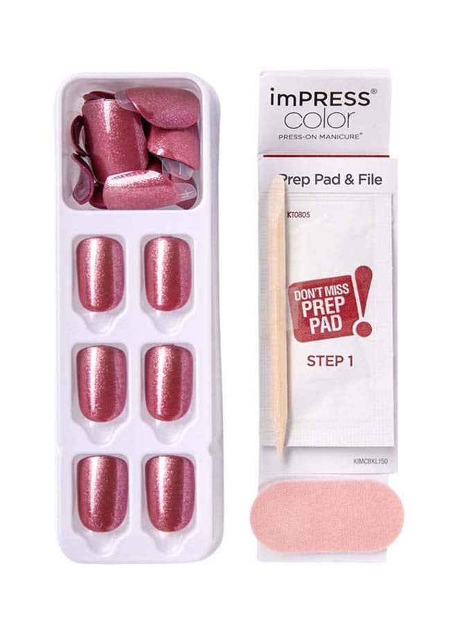 KISS Impress Color Nails Peanut Pink - Image 4