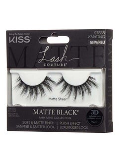 KISS 3D Faux Mink Collection Lash Matte Black  - Image 3