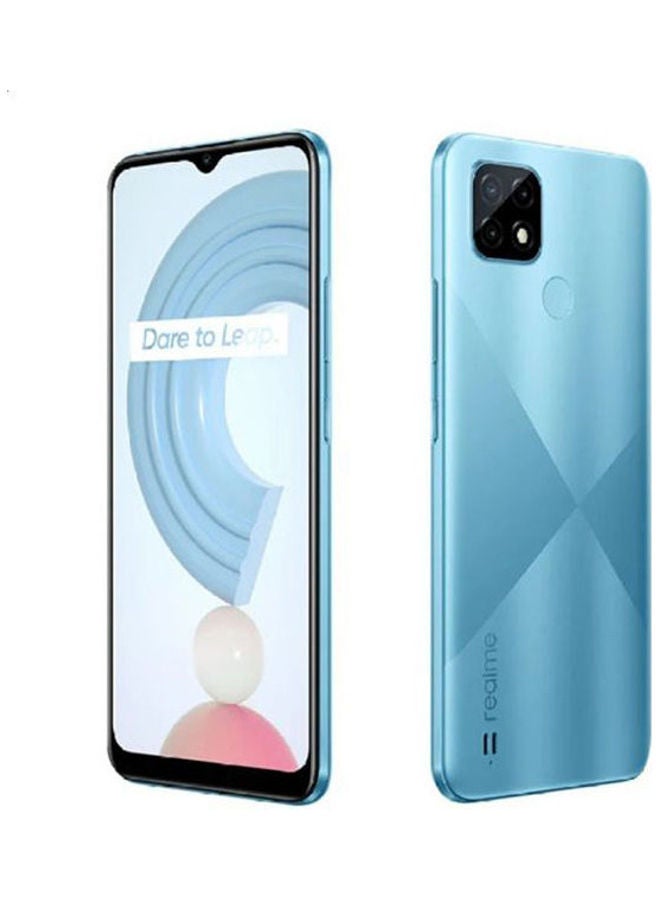 ريل مي موبايل C21 ثنائي الشريحة مقاس 6.5 بوصة بذاكرة رام 4 جيجابايت وذاكرة روم 64 جيجابايت يدعم تقنية 4G LTE بلون أزرق كروس-إصدار عالمي - Image 4