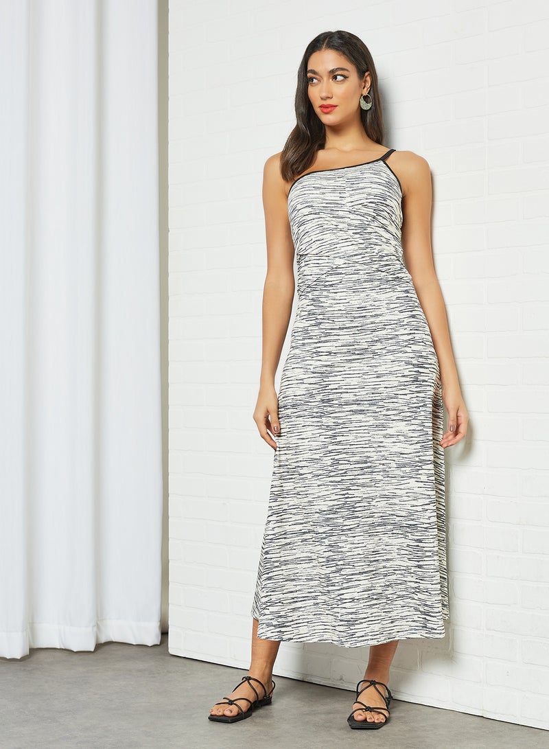 Cmeo collective - One Shoulder Midi Dress Multicolour - Image 1
