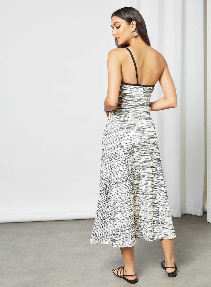 Cmeo collective - One Shoulder Midi Dress Multicolour - Image 1