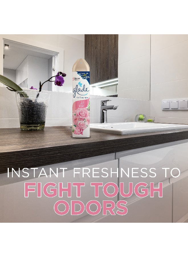 Glade Air Freshener Spray Rose 300ml  - Image 3
