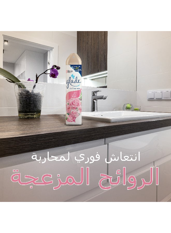 Glade Air Freshener Spray Rose 300ml  - Image 4