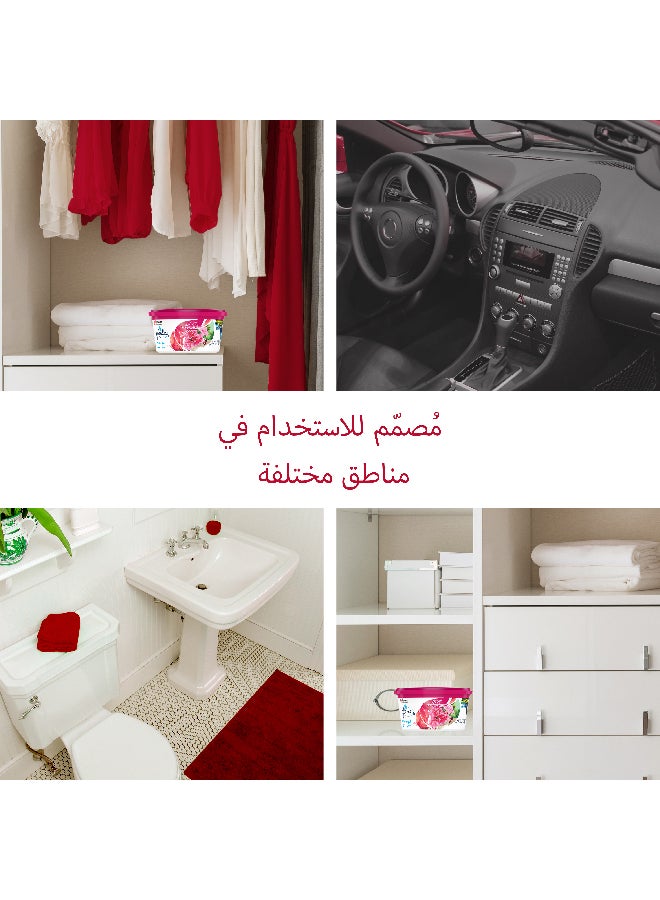 جليد - معطر جو منزلي ميني جل بعبق الورد والتوت البري 70جرام - Image 1