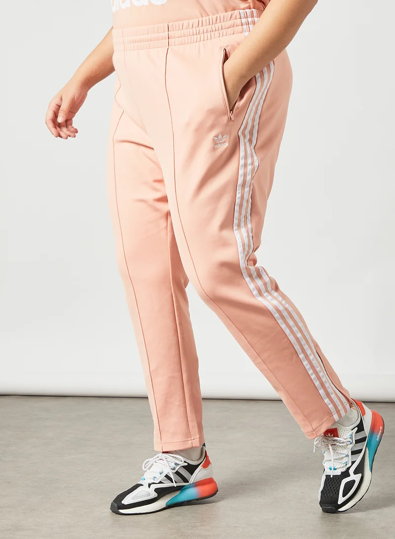 adidas Originals Plus Size Primeblue SST Tracksuit Pants Blush Pink