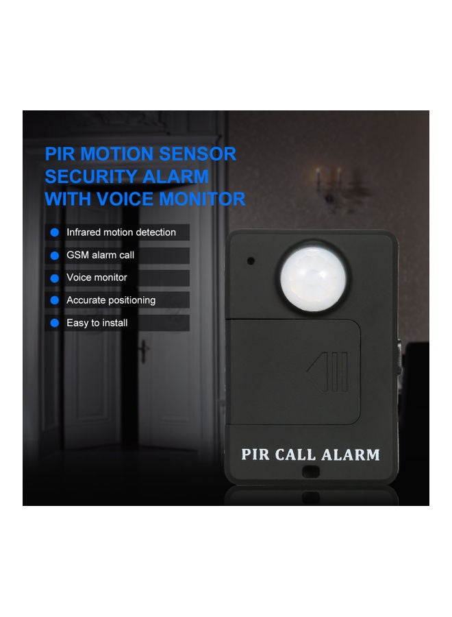 PIR Motion Sensor Alarm Black  - Image 2