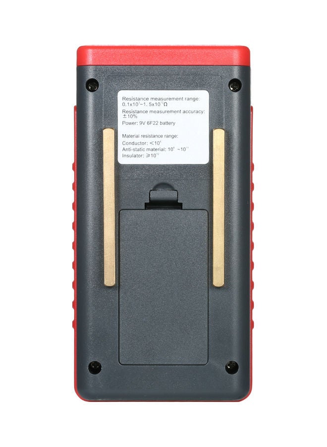 Handheld Surface Resistance Meter Black/Red  - Image 3