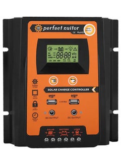 Generic Solar Charge Controller Orange/Black  - Image 1