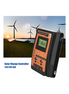 Generic Solar Charge Controller Orange/Black  - Image 4