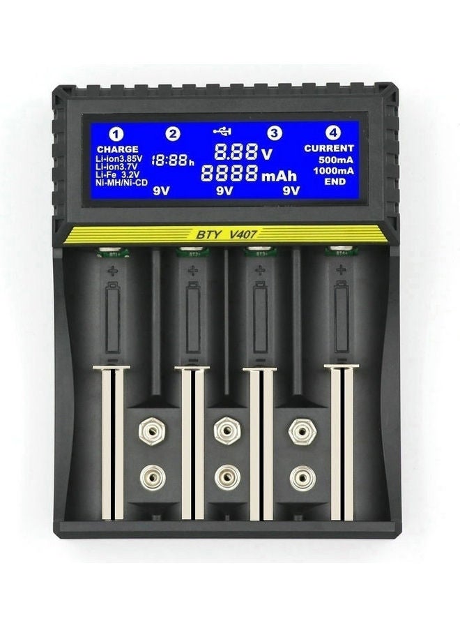 Generic - Multi-Functional Battery Charging Device Black - Image 1
