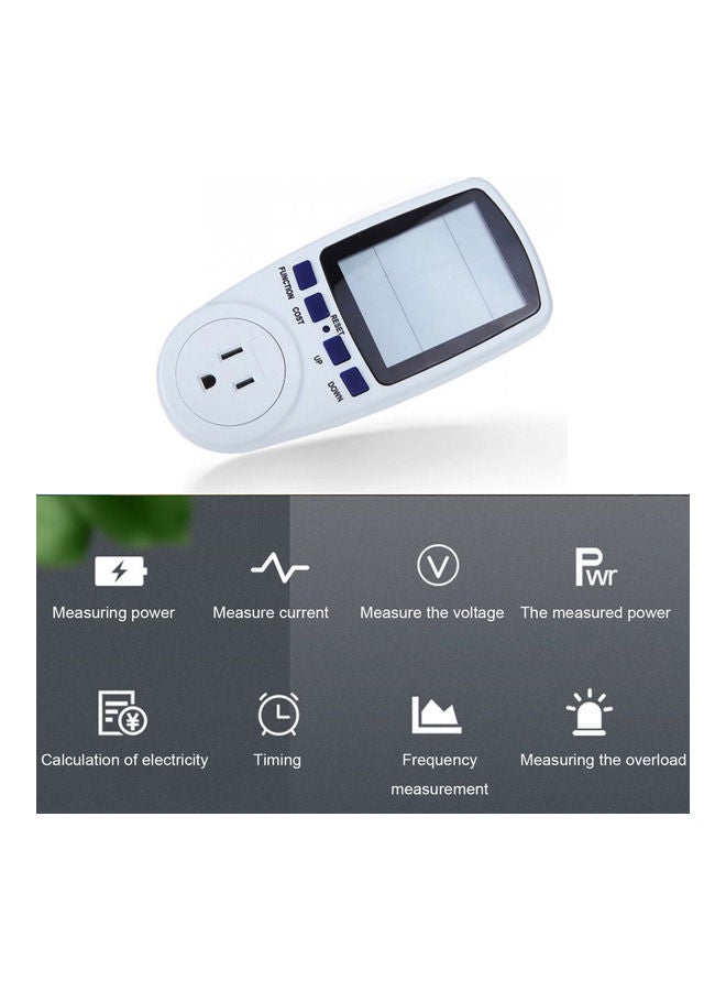 US Plug Energy Monitor White  - Image 3