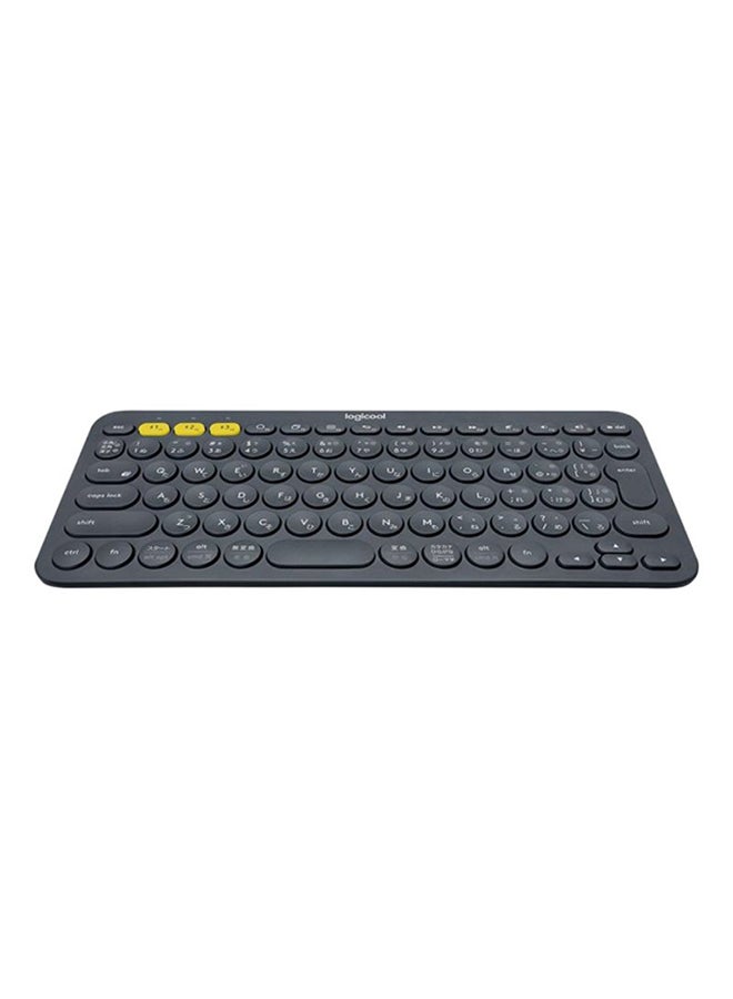 Logitech K380 Multi Device Bluetooth Keyboard Black/Yellow  - Image 1