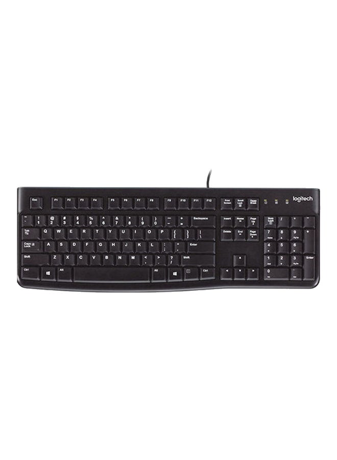 Logitech - Wired Keyboard & Mouse Black - Image 1