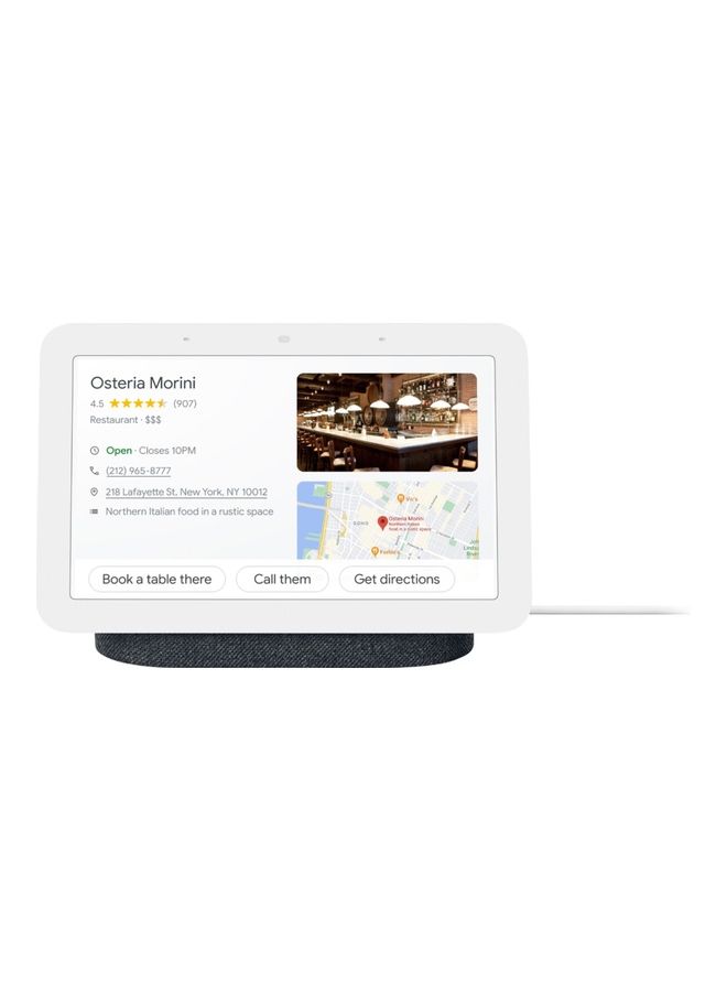 Nest Hub Smart Display With Google Assistant (2nd Gen) Charcoal  - Image 1