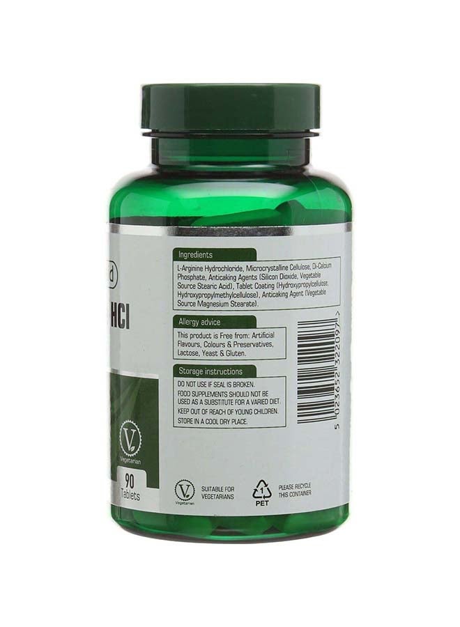 Natures Aid L-Arginine HCl 750mg - 90 Tablets - Image 3
