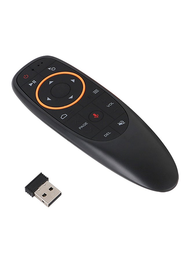 G10 Wireless Remote Control With USB Receiver Voice Control For Android TV Box PC Laptop Notebook Smart TV Black  - Image 1