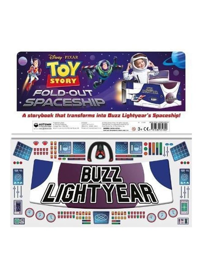 Disney Pixar Toy Story Fold Out Spaceship Paperback English by Igloo Books - 44095