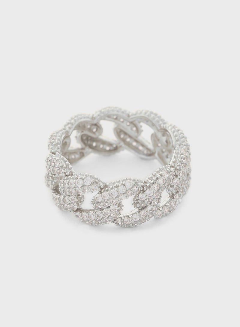 مايكل كورس خاتم كاجوال مرصع بالأحجار - Image 1