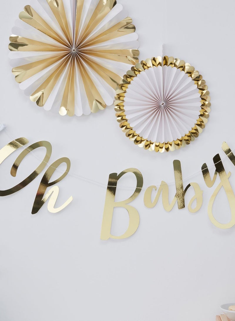 Ginger Ray Oh Baby! Backdrop - Image 2