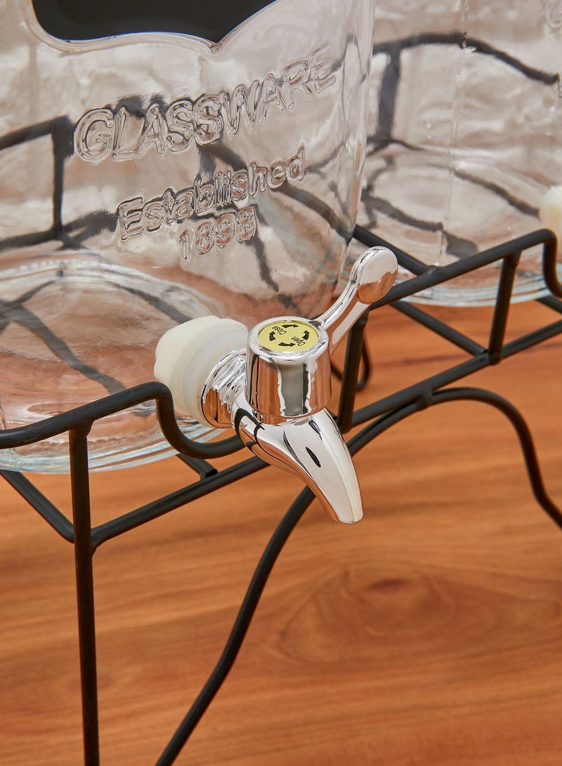 Premier 2 Grocer Glass Dispenser Jar Set Clear OS - Image 3