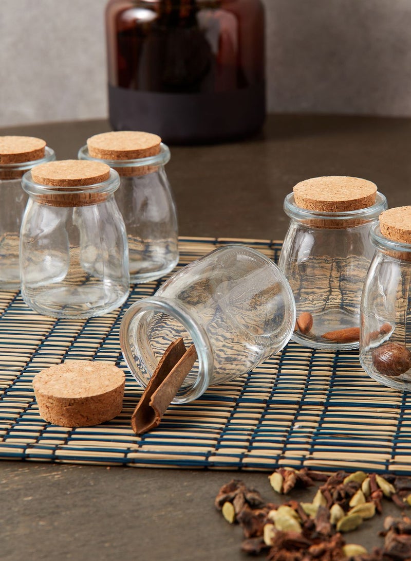 Premier 6 Storage Jars Set Clear OS - Image 1