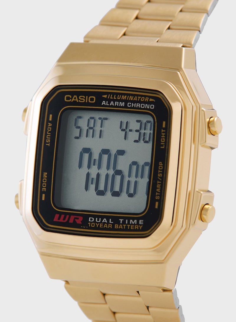 CASIO Men's Vintage Water Resistant Digital Watch - Image 2