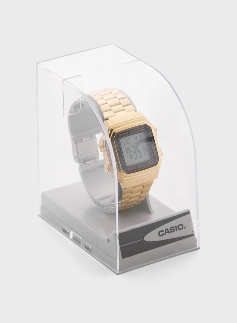 CASIO Men's Vintage Water Resistant Digital Watch - Image 4