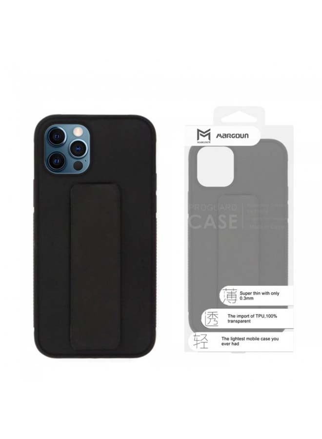 MARGOUN Protective Case Cover with Finger Grip Stand For iPhone 11 Pro Black - Image 2