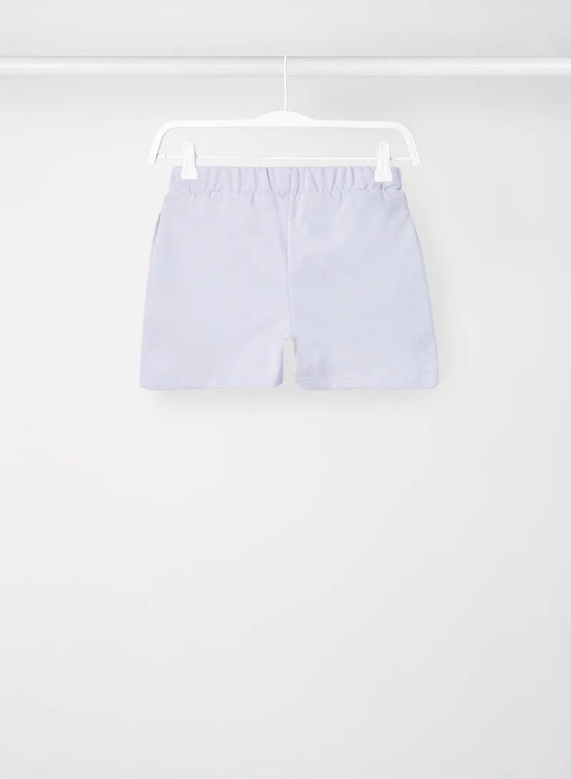 NAME IT Kids/Teen Elasticated Sweat Shorts Purple