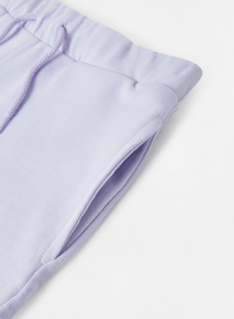 NAME IT Kids/Teen Elasticated Sweat Shorts Purple
